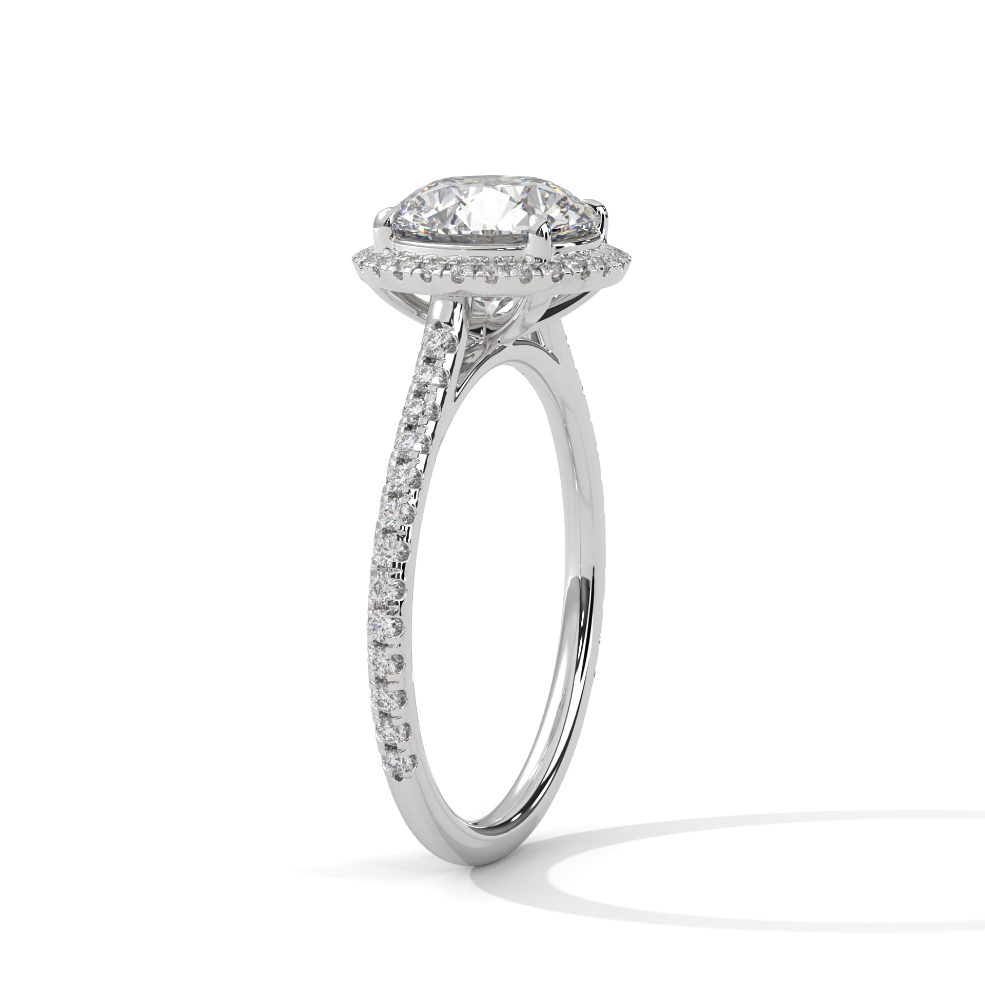 Eternal halo brilliance ring