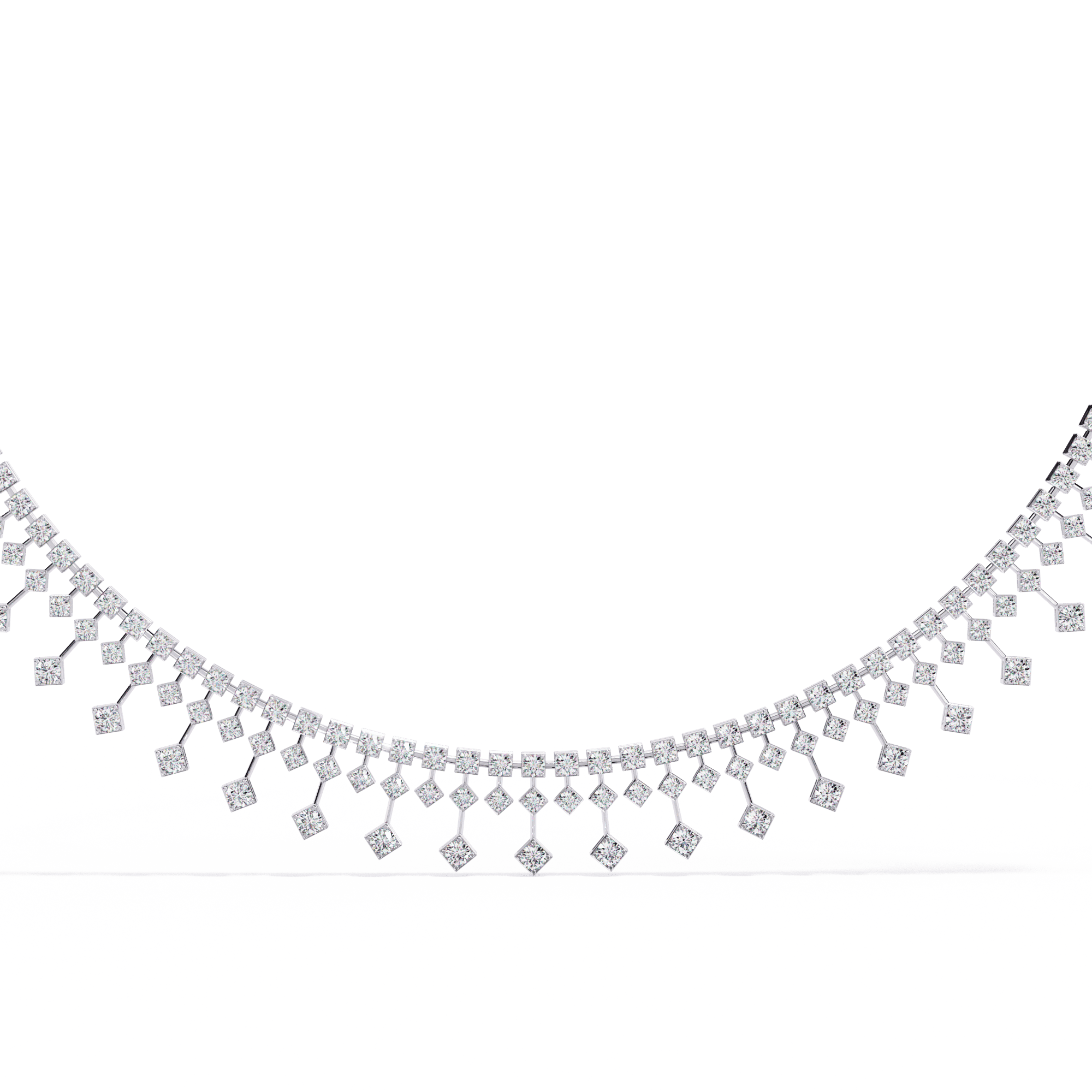 Dazzling diamond necklace