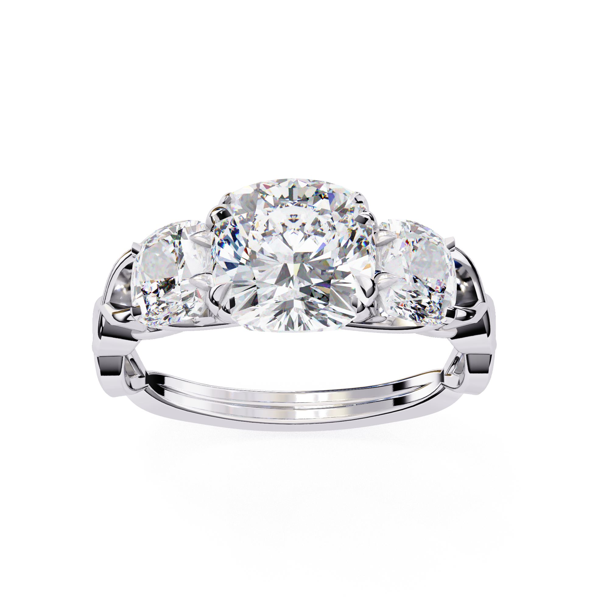 Eternal Trio Diamond Engagement Ring - Dev