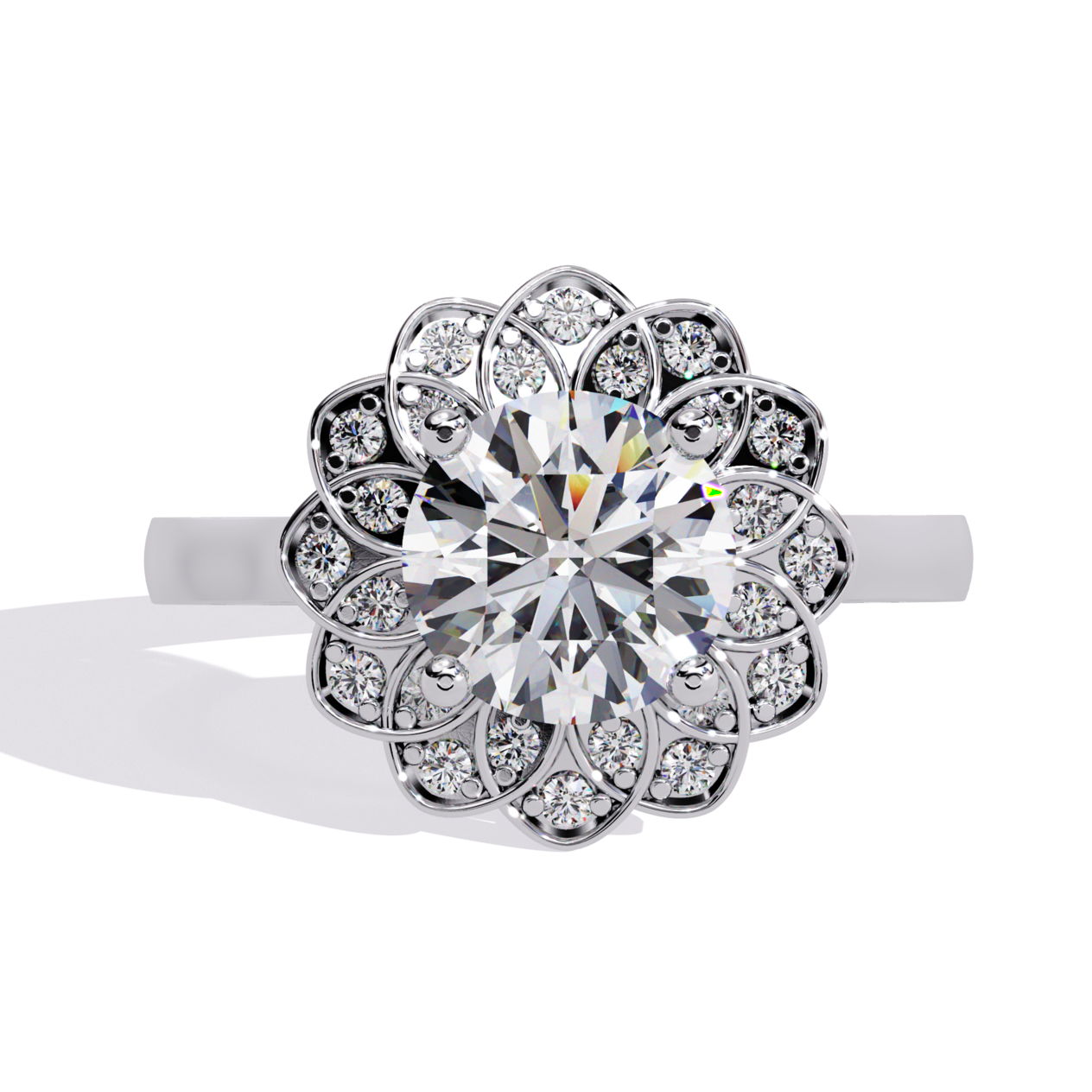 Infinite Flower Diamond Ring