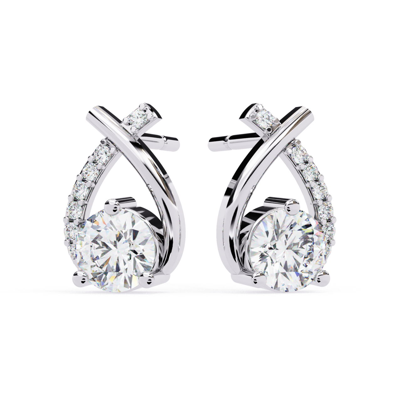 Diamond elegance earrings